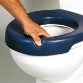 Asiento elevador de WC blando 'Blue'